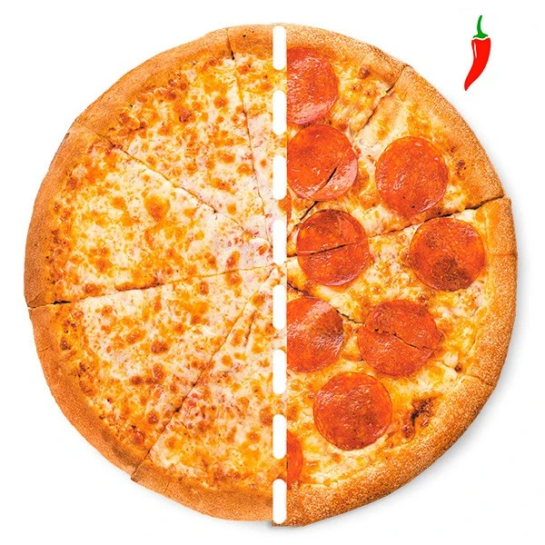 Пицца Пепперони + Маргарита 36 см