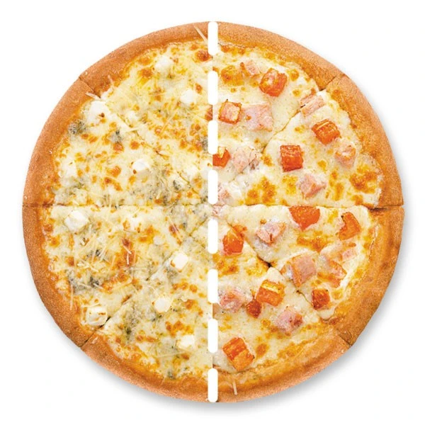 Пицца Четыре сыра + Цыпленок ранч 36 см 