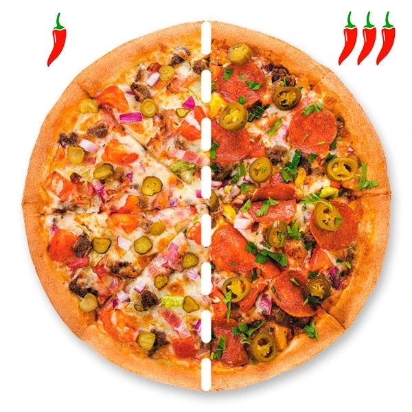 Пицца Сочный бургер + Мехико 36 см