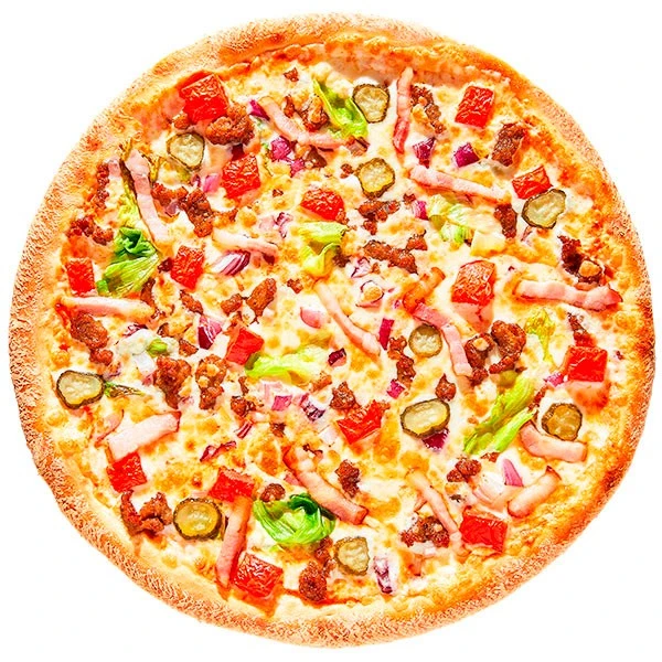 Пицца Сочный бургер