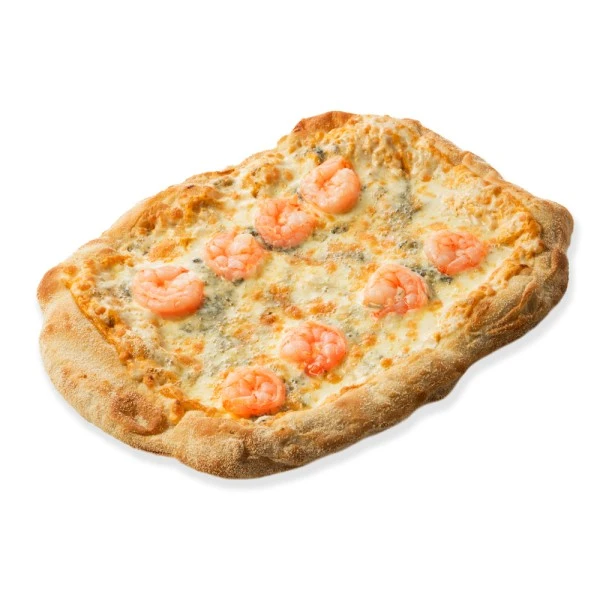 Пицца Креветка Дор Блю на римском тесте