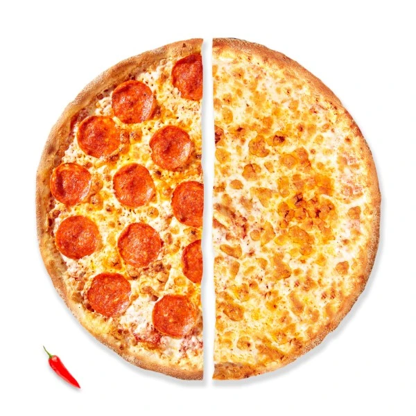 Пицца Пепперони + Маргарита 36 см