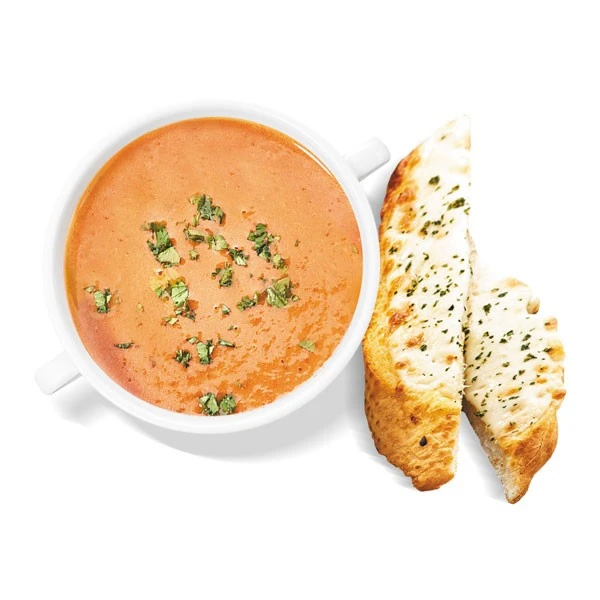 Крем-суп Томатный с половинкой лангоша