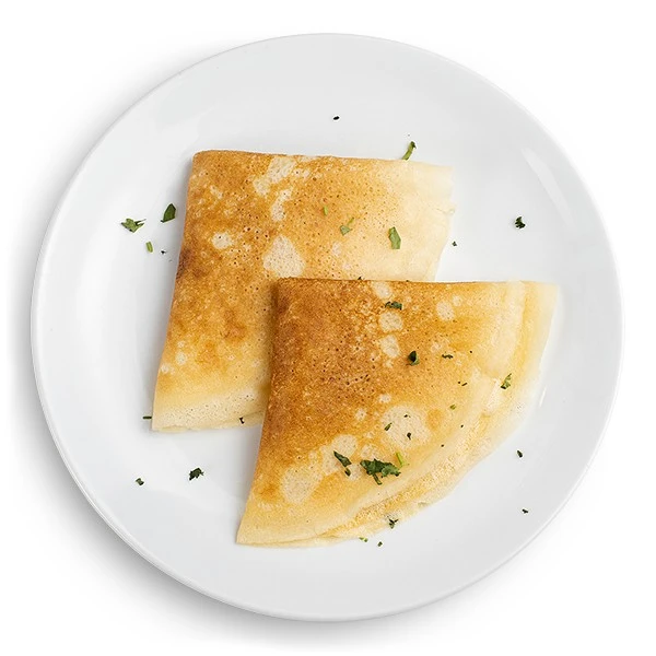 Блины с ветчиной и сыром